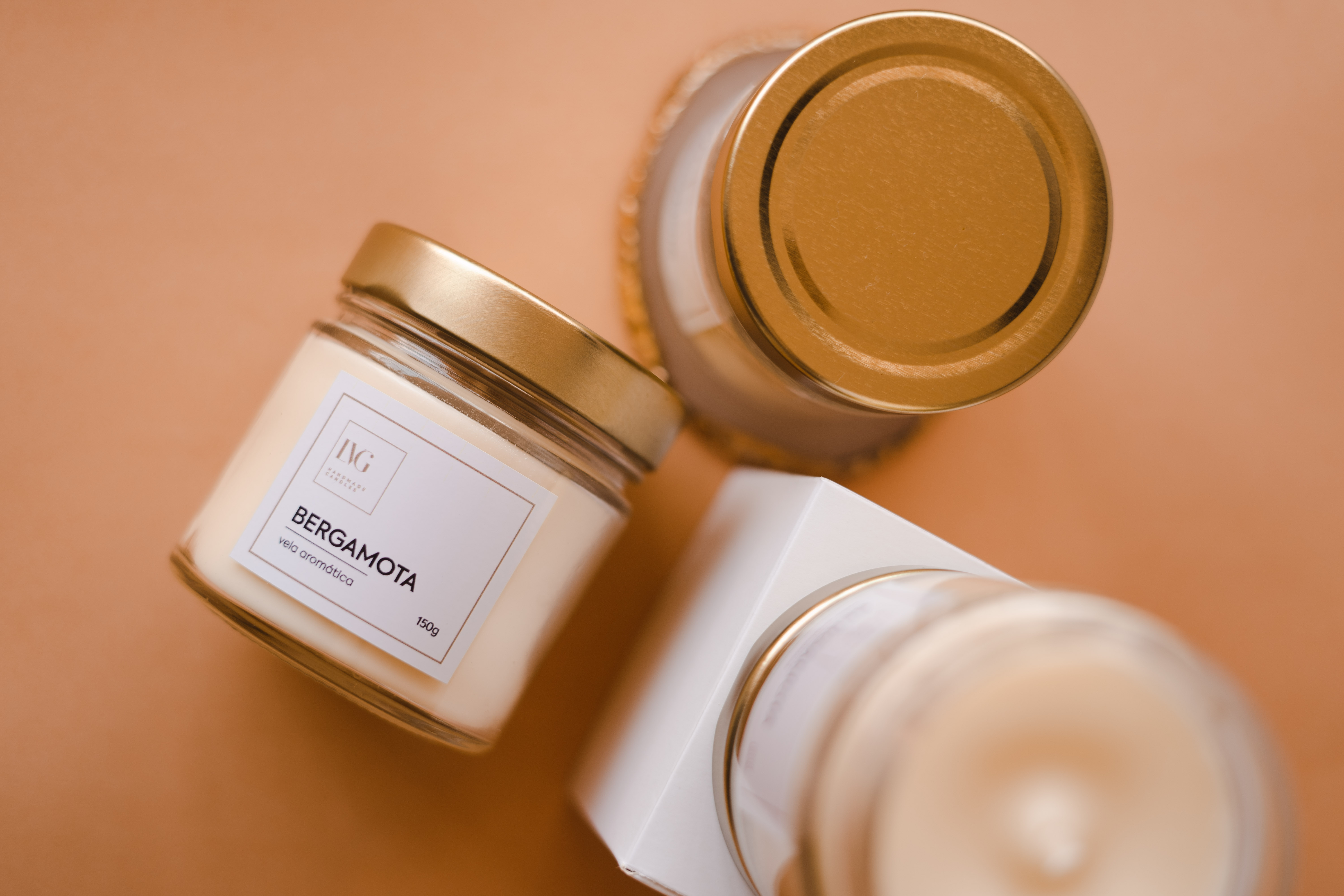 Living Candles | Logotipo e Rótulos